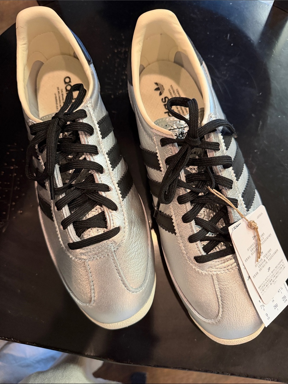 Adidas Originals SL 72 OG SilverMetallic/Core Black 9 Retro-Chic Sporty - Picture 3 of 10